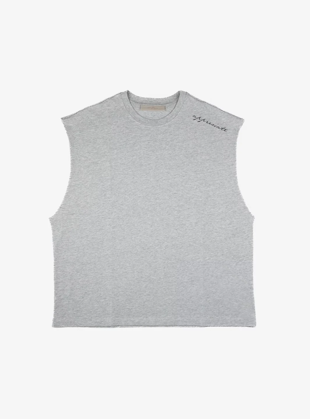 Appreciate Tank Top Melange Grey - Image 2