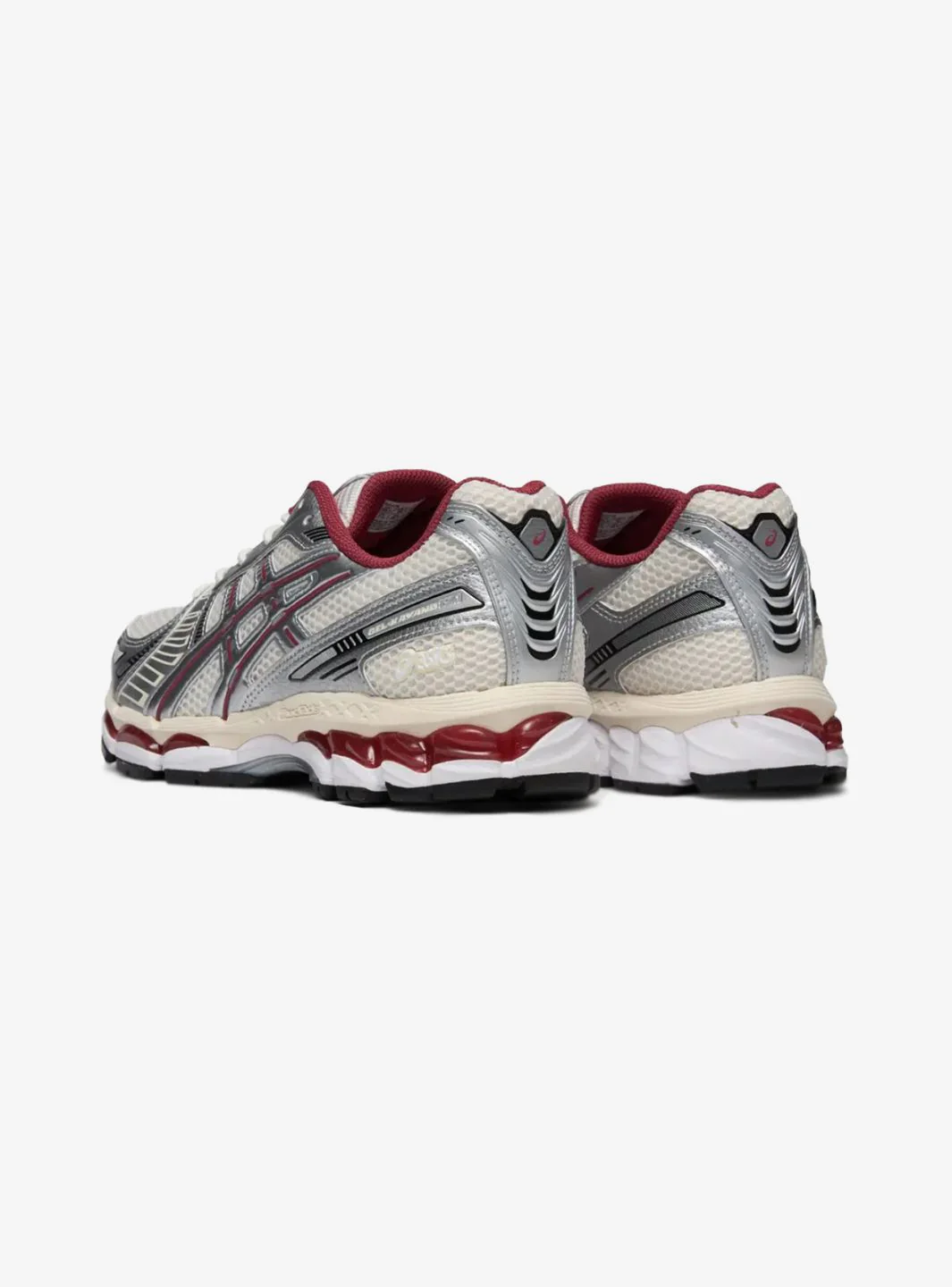Asics Gel-Kayano 12.1 Silver Burgundy - Image 3
