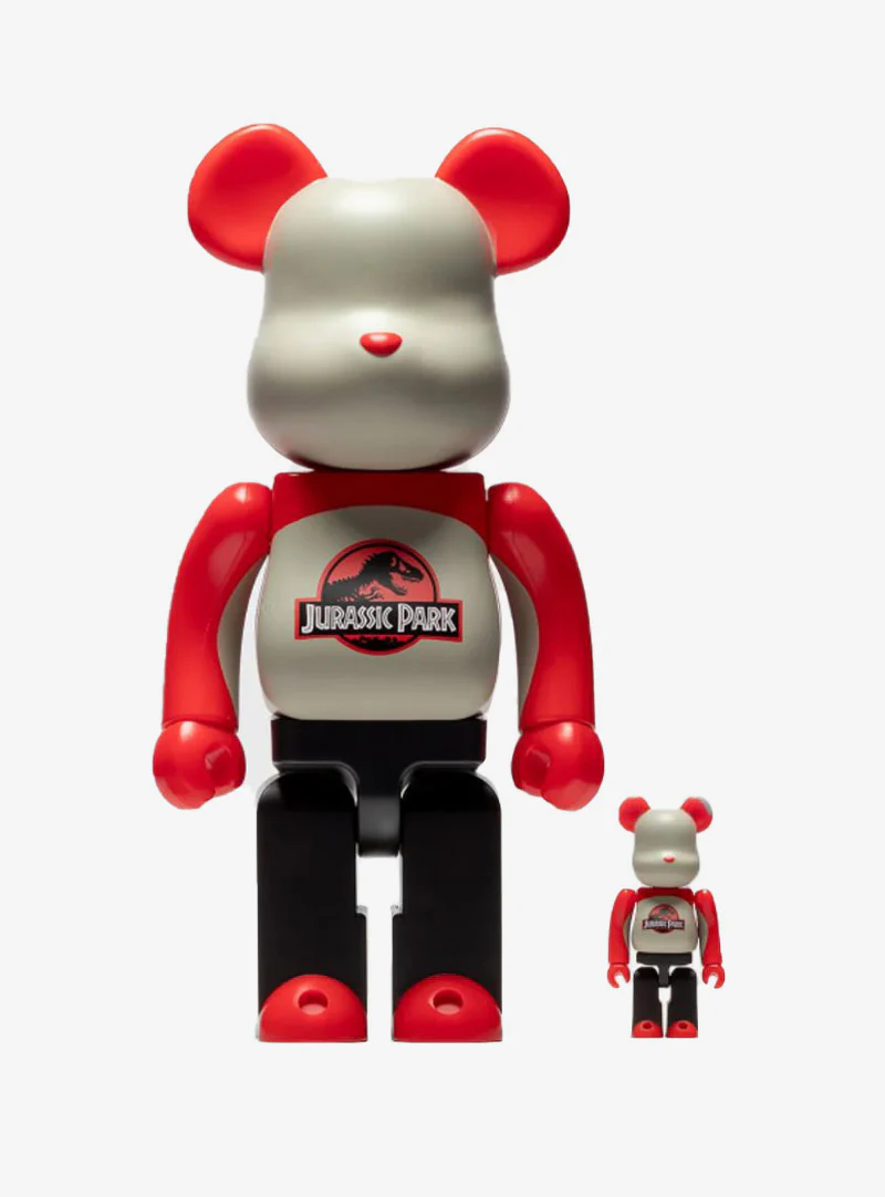 Bearbrick Jurassic Park 100% & 400% Set