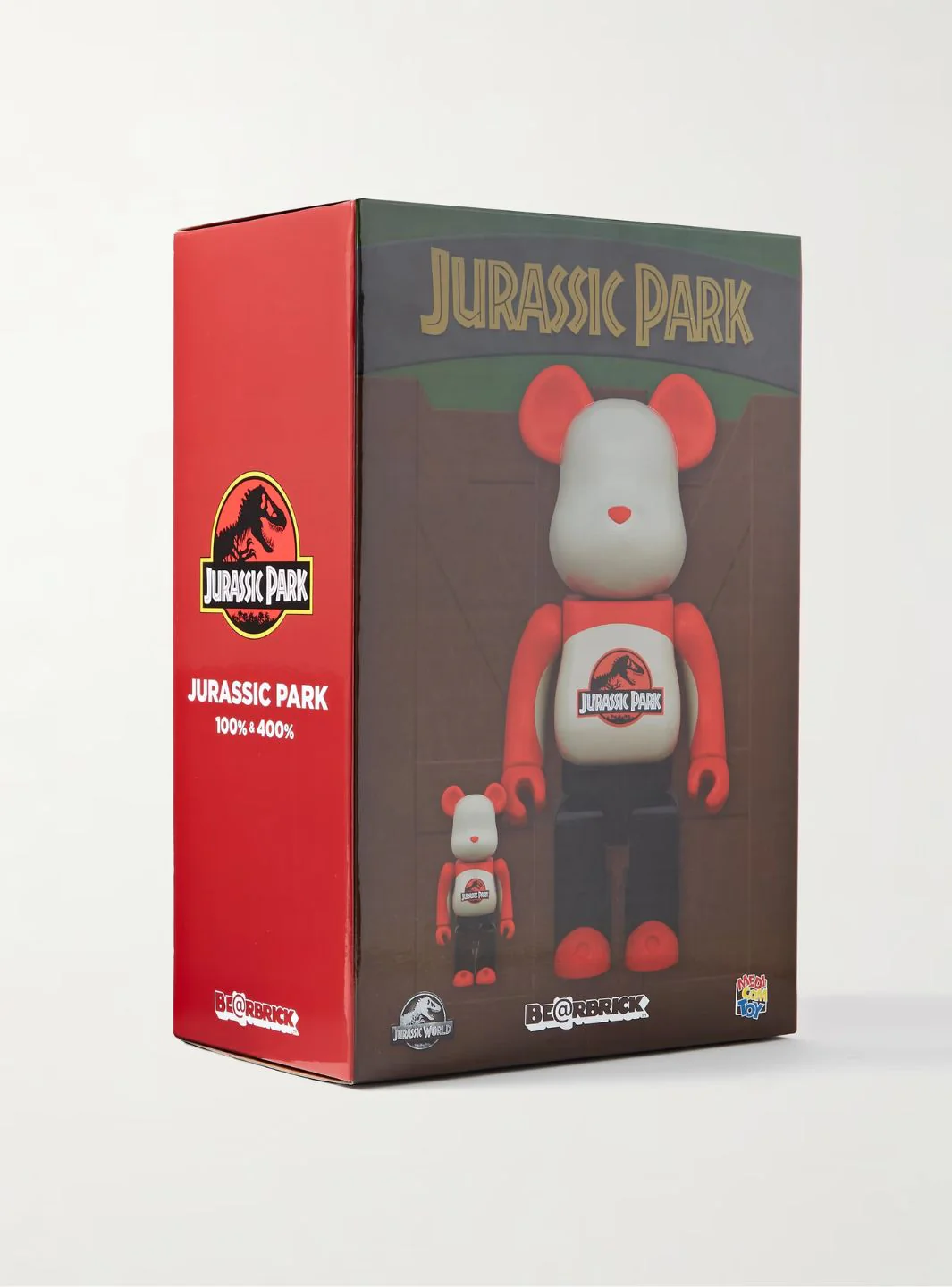 Bearbrick Jurassic Park 100% & 400% Set - Image 4