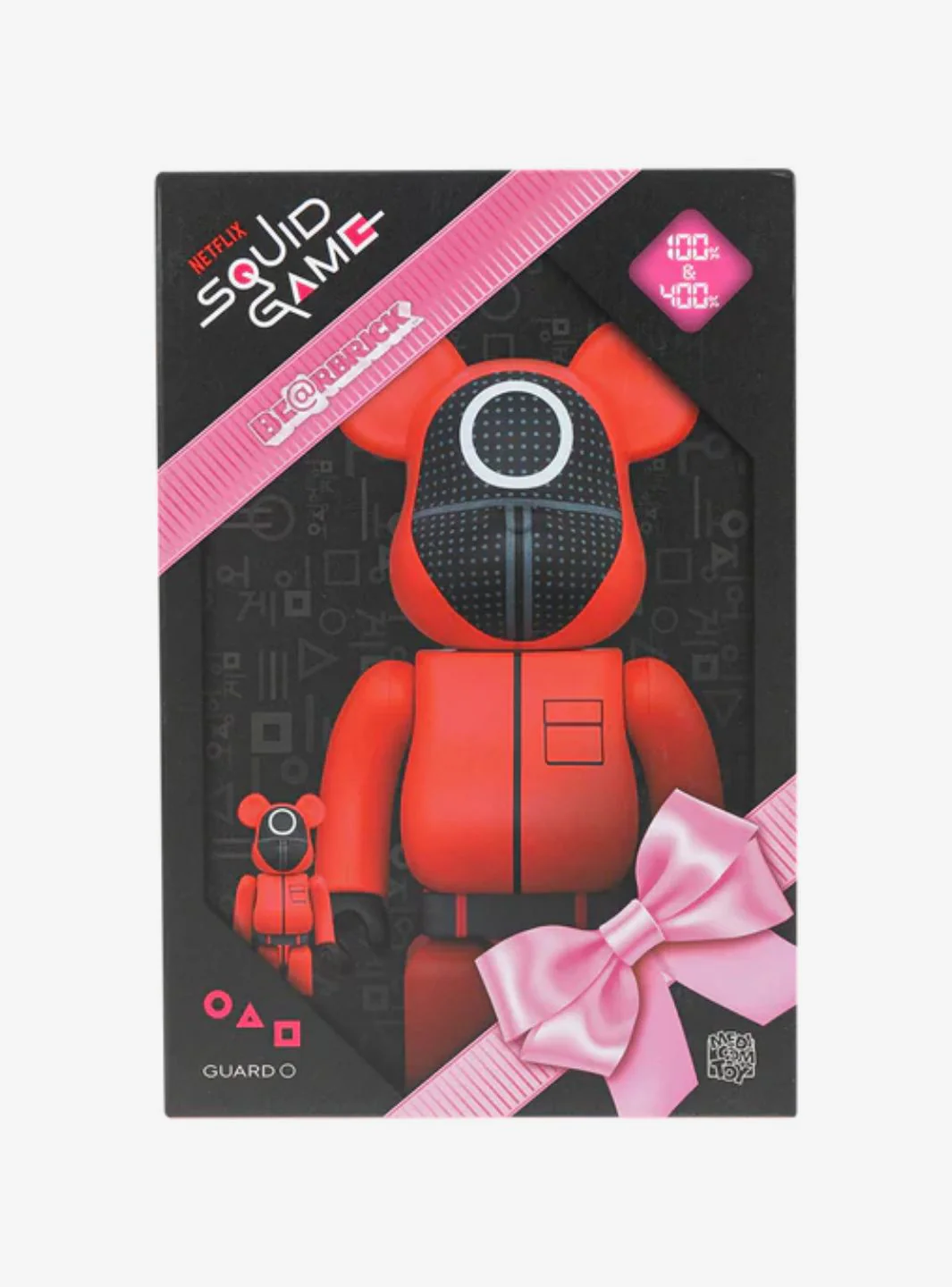 Bearbrick x Squid Game Guard (Circle) 100% & 400% Set - Image 5