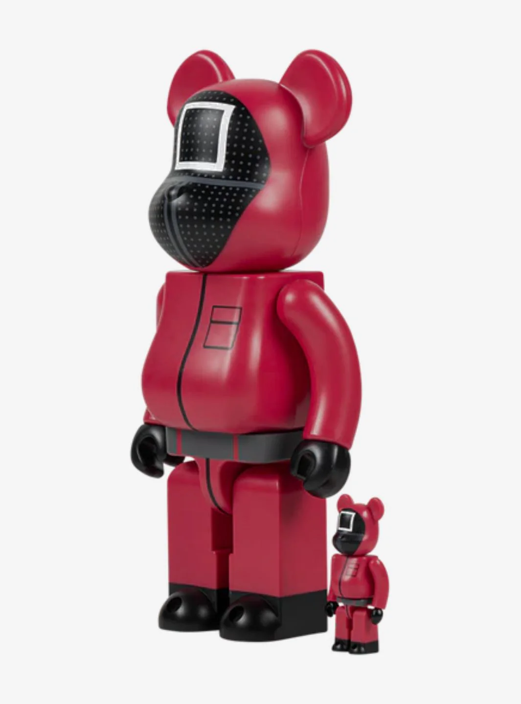 Bearbrick x Squid Game Guard (Square) 100% & 400% Set - Image 2