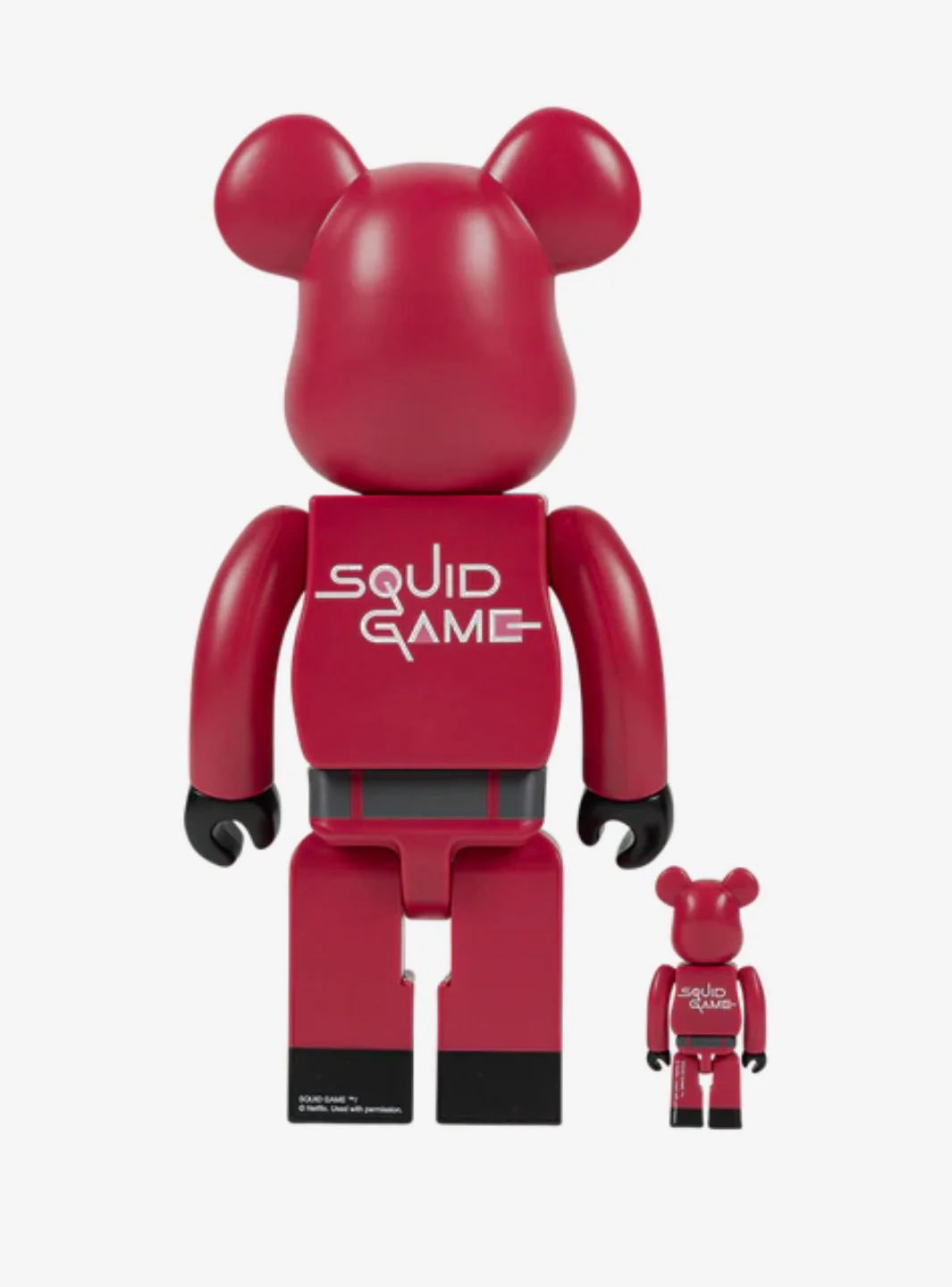 Bearbrick x Squid Game Guard (Square) 100% & 400% Set - Image 3