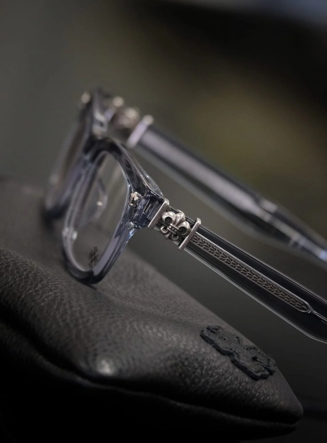 Chrome Hearts Eyewear Gittin Any-A Transparent Light Blue - Image 3