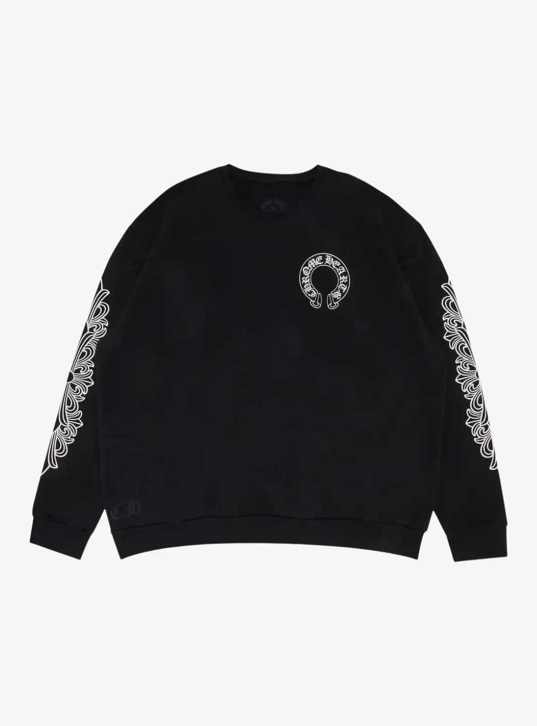 Chrome Hearts Horseshoe Crewneck Black - Image 2