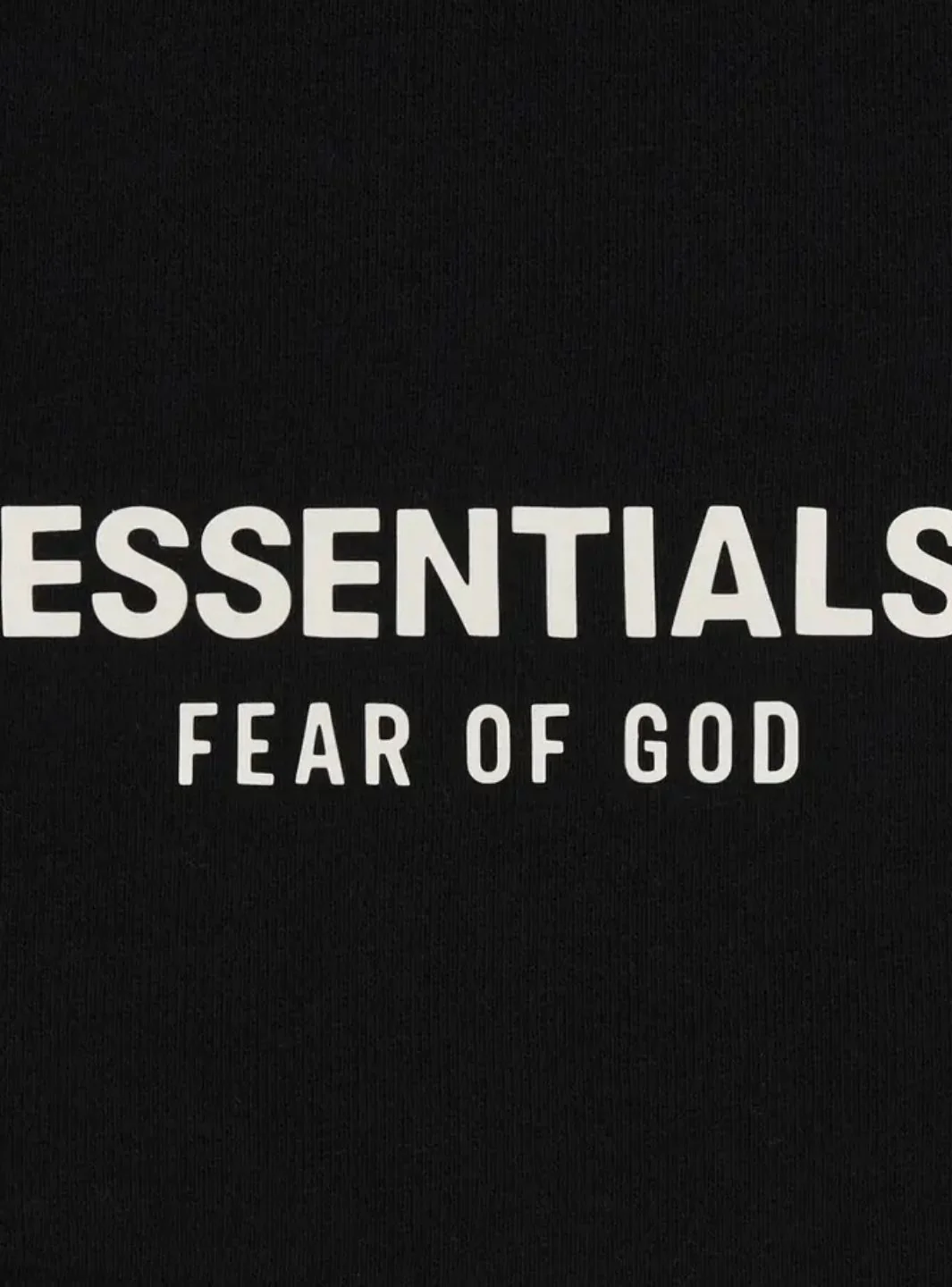 Fear of God Essentials Classic Sweatshort Jet Black - Image 3