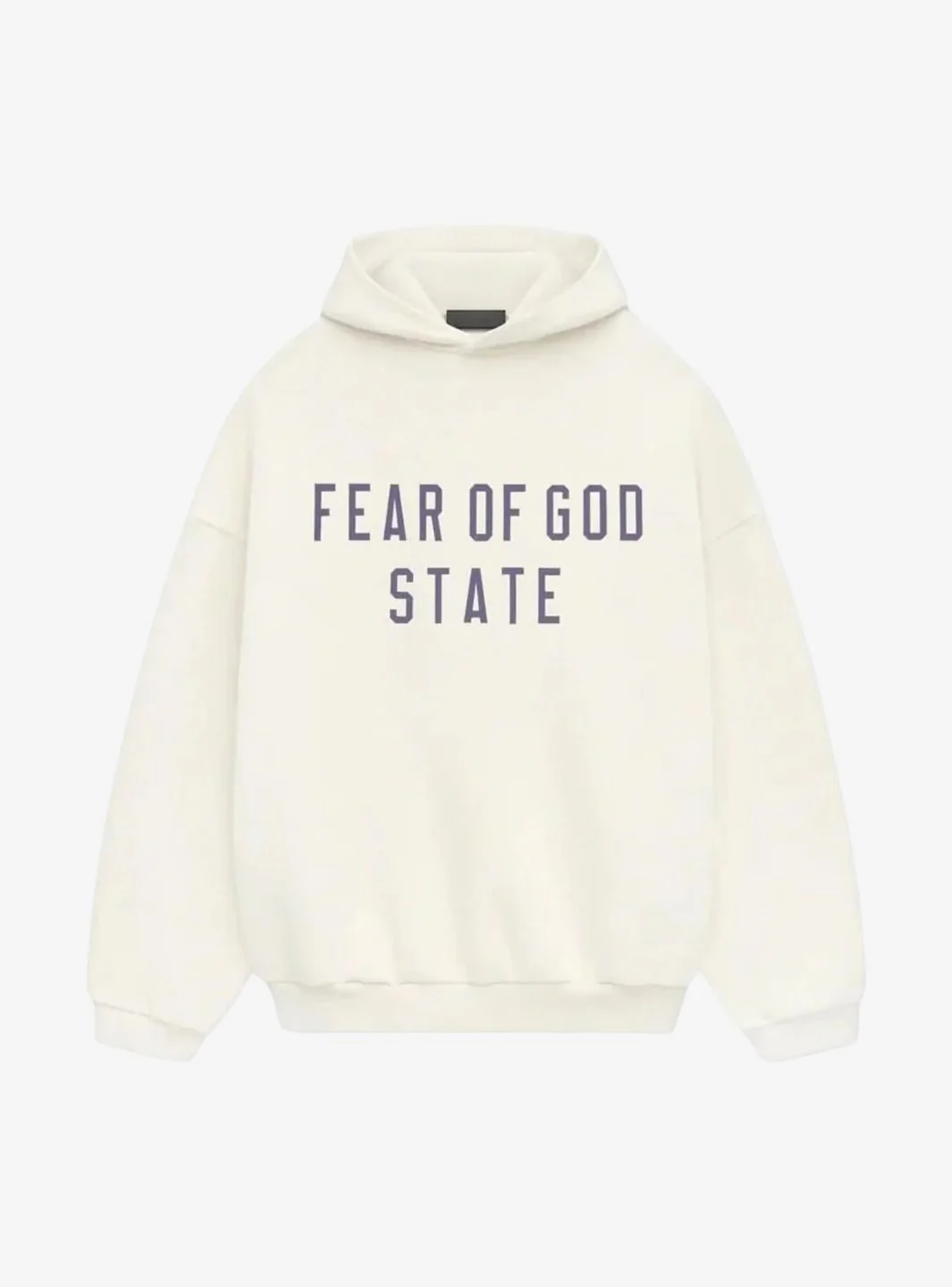 Fear Of God Essentials Fleece Shell White Hoodie (FW24)