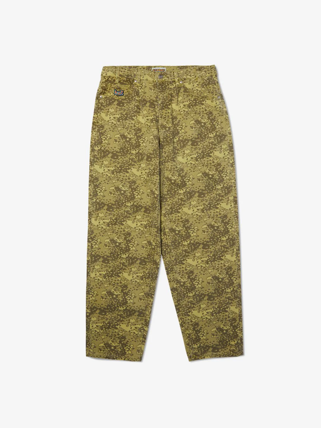 HUF Cromer Camo Pant Green