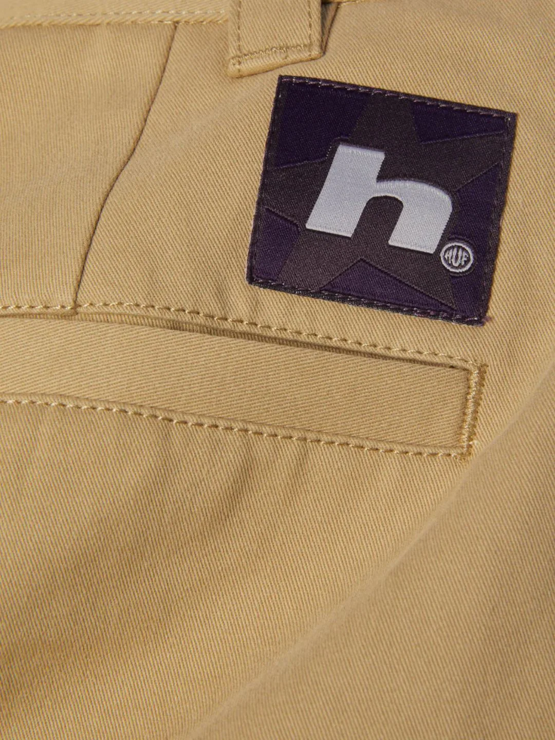 HUF Sorta Long Chino Short Beige - Image 3