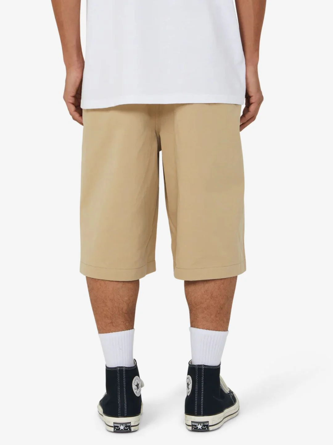 HUF Sorta Long Chino Short Beige - Image 7