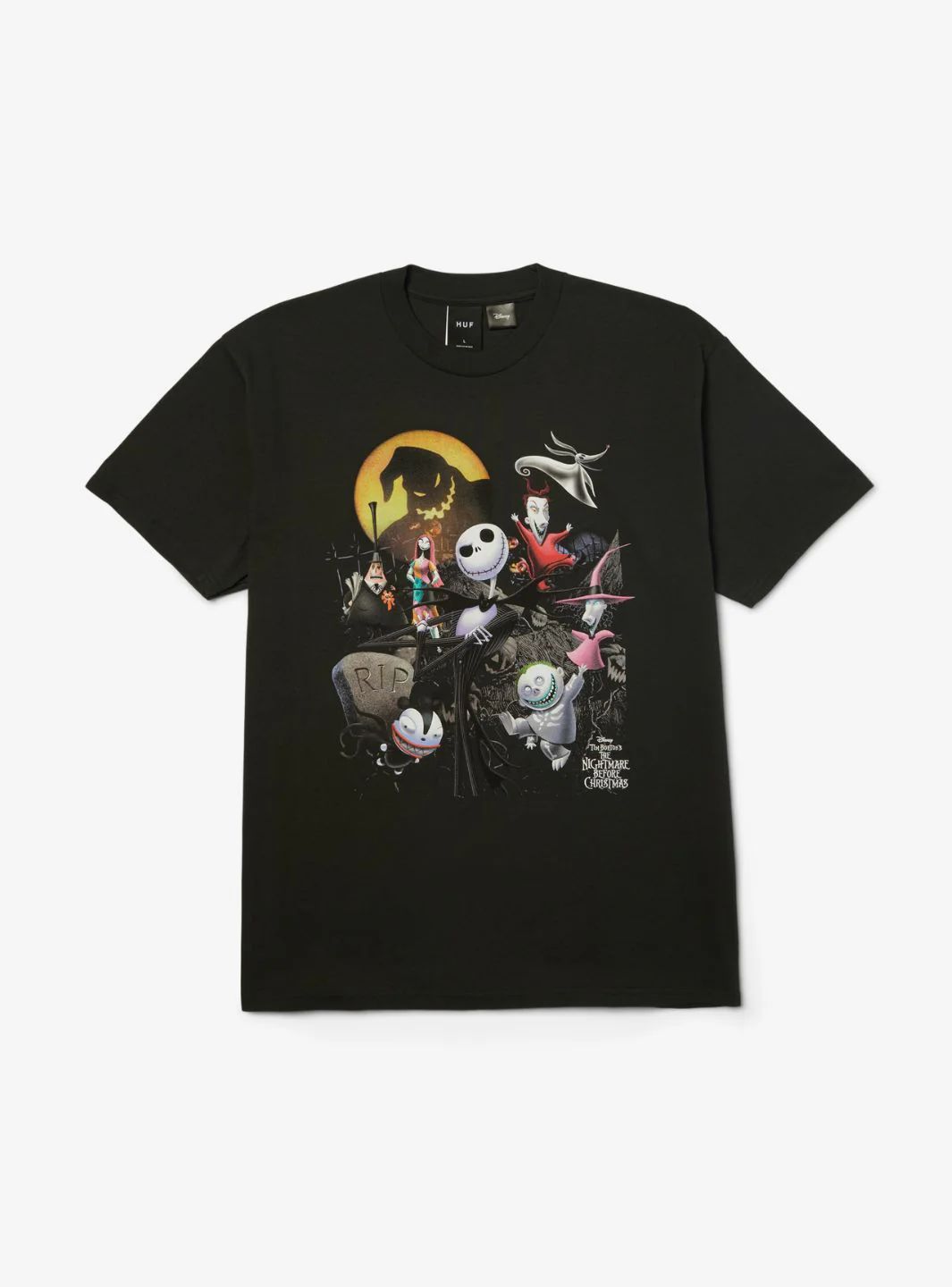 HUF x Disney Nightmare Before Christmas Vintage T-Shirt Black