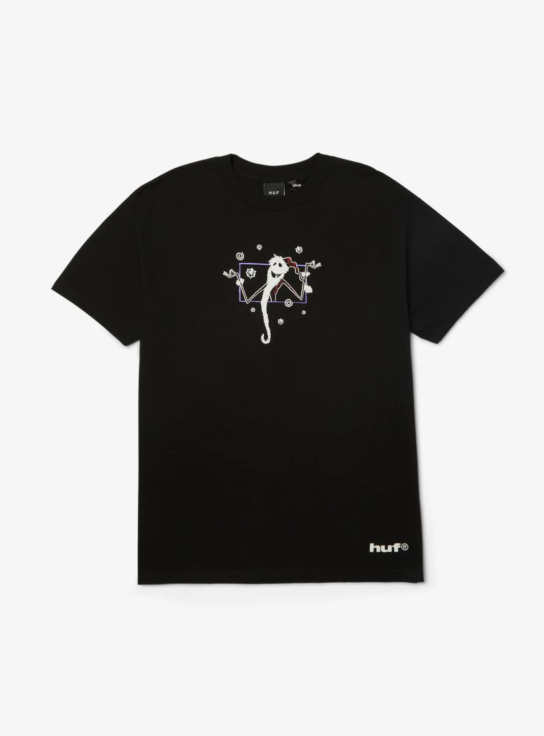 HUF x Disney Nightmare Before Christmas Xmas T-Shirt Black