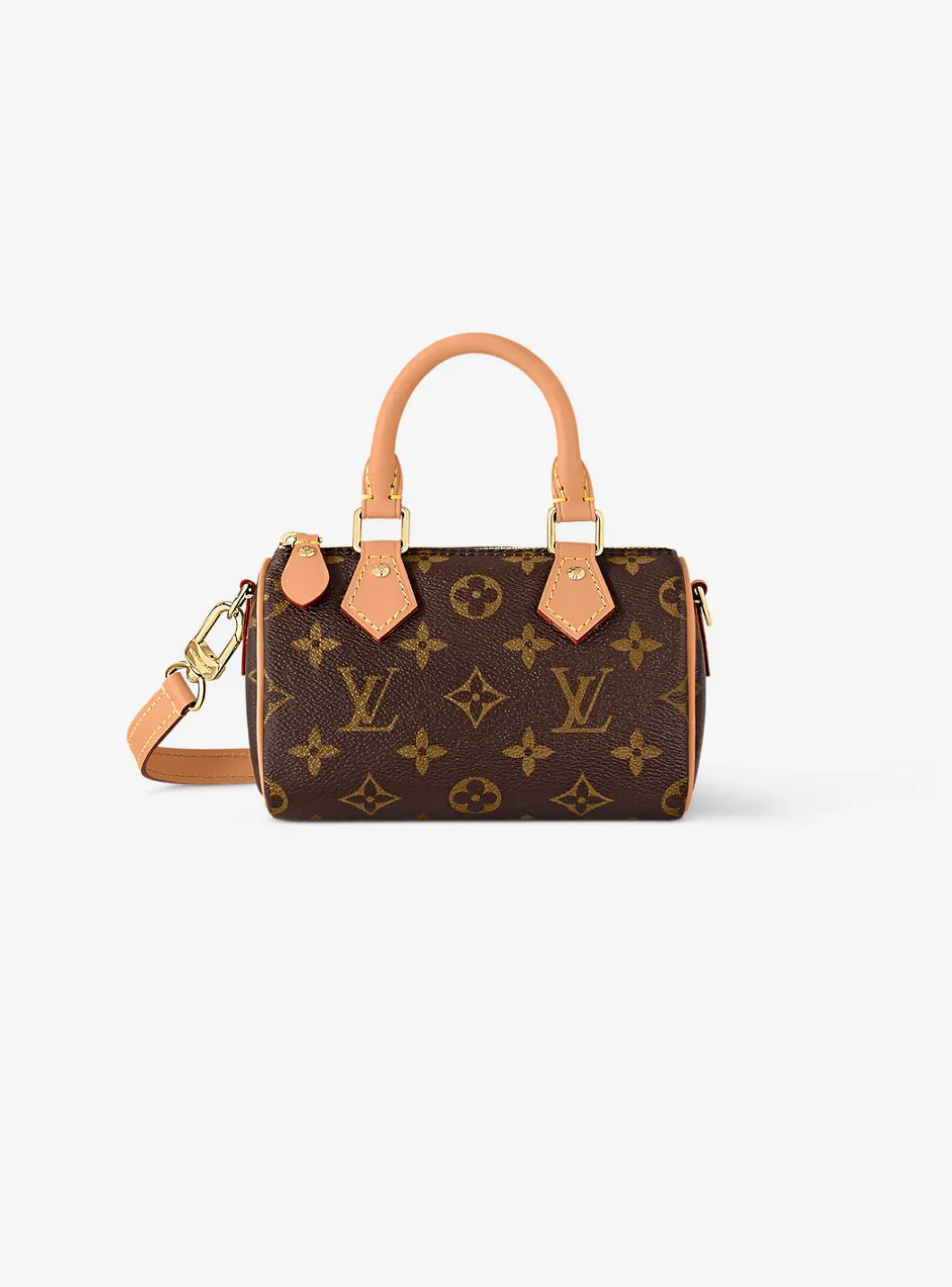 Louis Vuitton Nano Speedy Monogram Canvas Brown