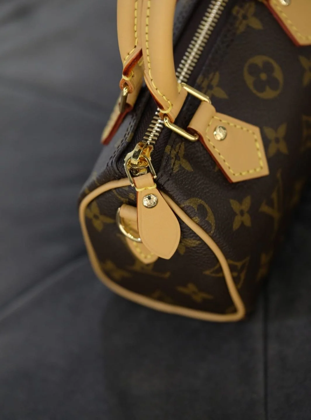Louis Vuitton Nano Speedy Monogram Canvas Brown - Image 9