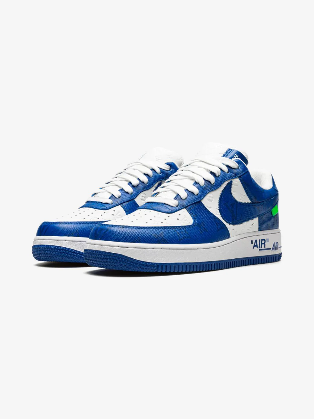 Louis Vuitton Nike Air Force 1 Low By Virgil Abloh White Royal - Image 2