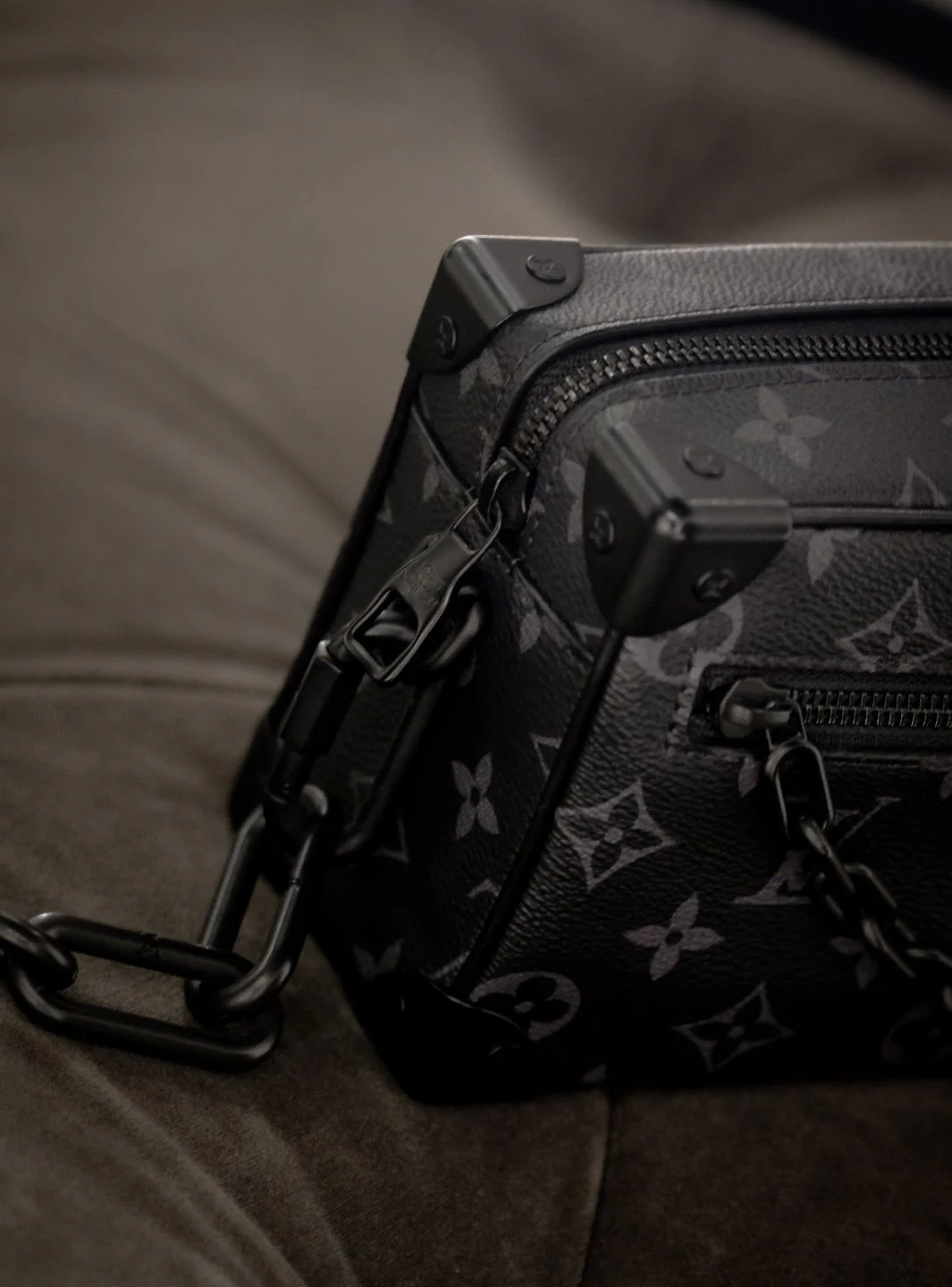 Louis Vuitton Pochette Soft Trunk Mini Monogram Eclipse - Image 10