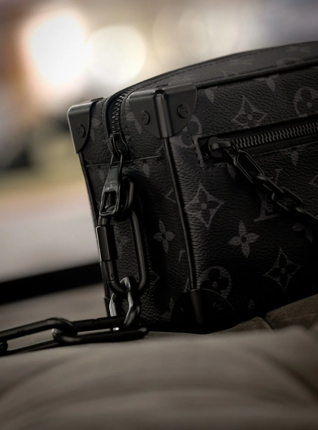 Louis Vuitton Pochette Soft Trunk Mini Monogram Eclipse - Image 11