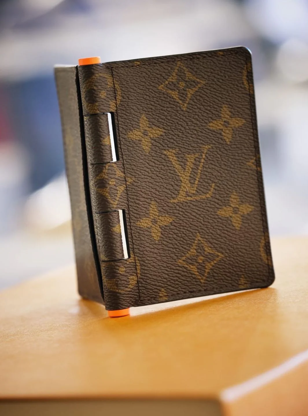 Louis Vuitton Pocket Organizer Monogram Solar Ray Orange Brown - Image 5