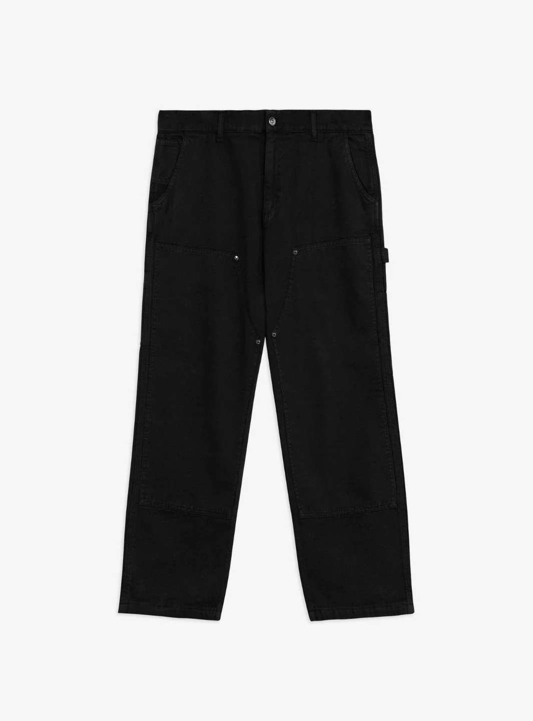 Market Studios Black Pants Double Knee Workpants