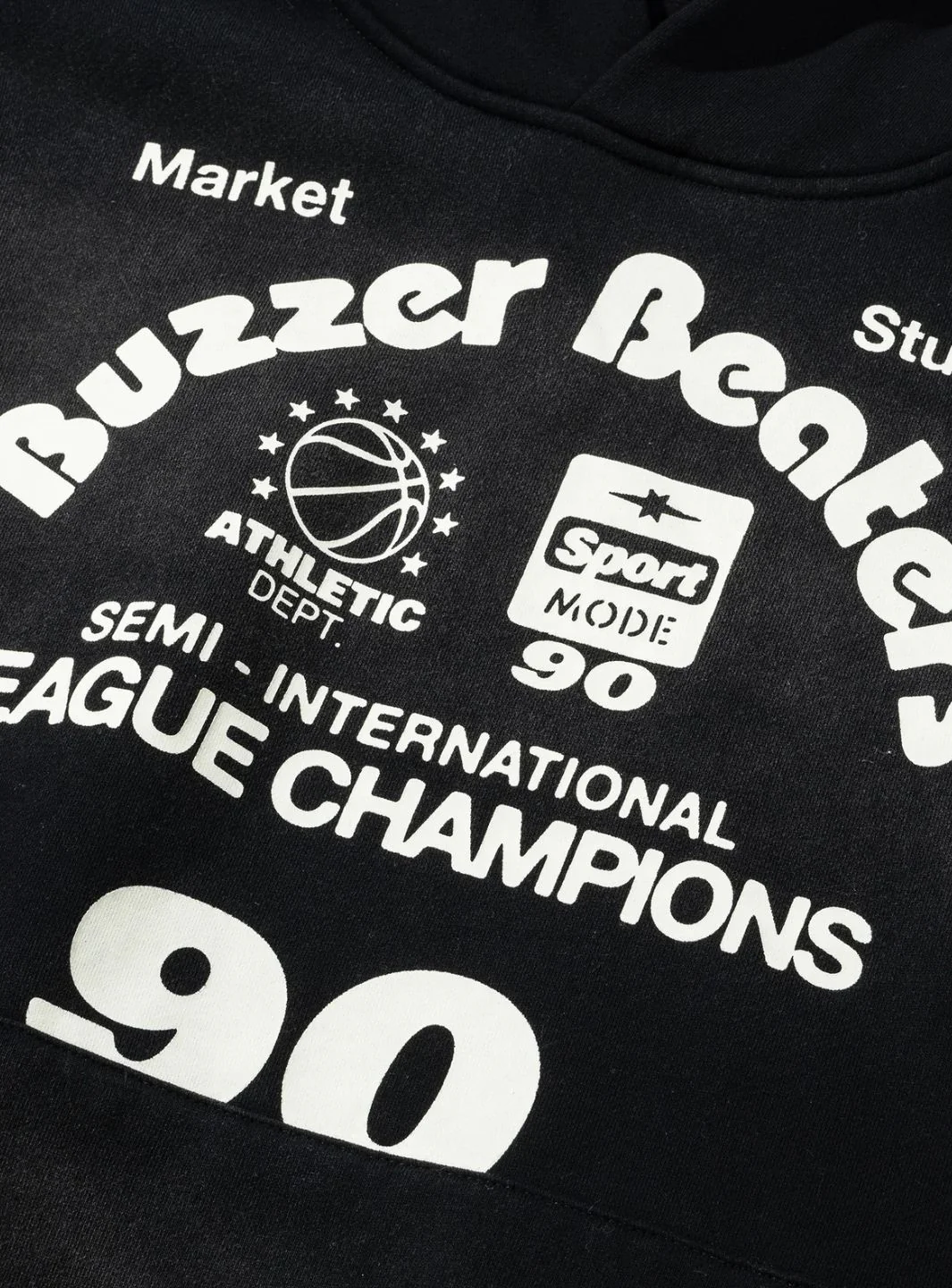 Market Studios Buzzer Beaters Hoodie Black - Image 2