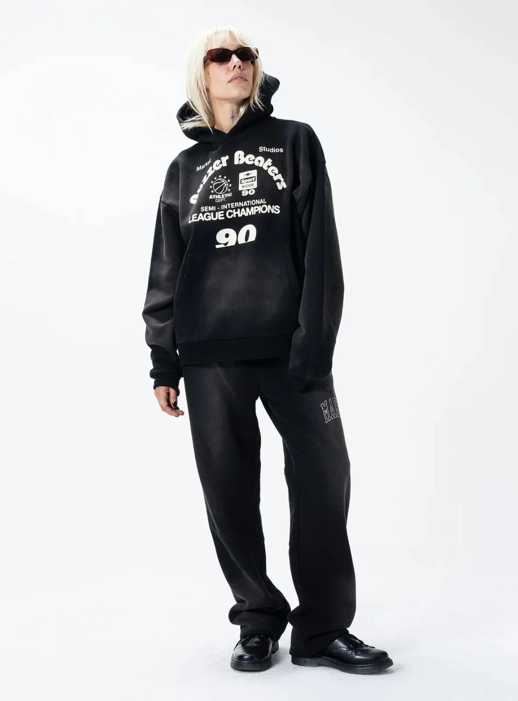 Market Studios Buzzer Beaters Hoodie Black - Image 3