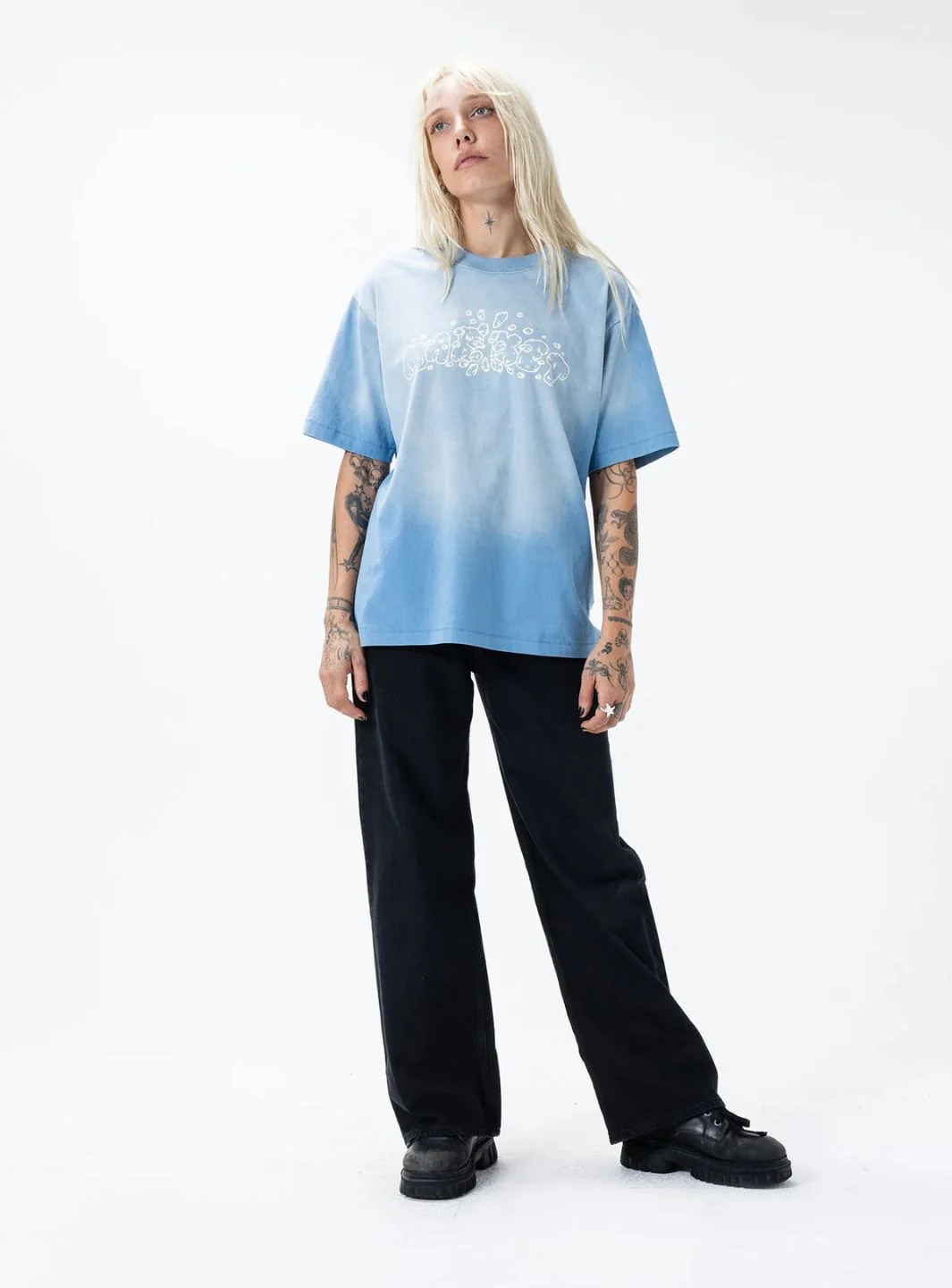 Market Studios Crash T-Shirt Sky Blue - Image 4