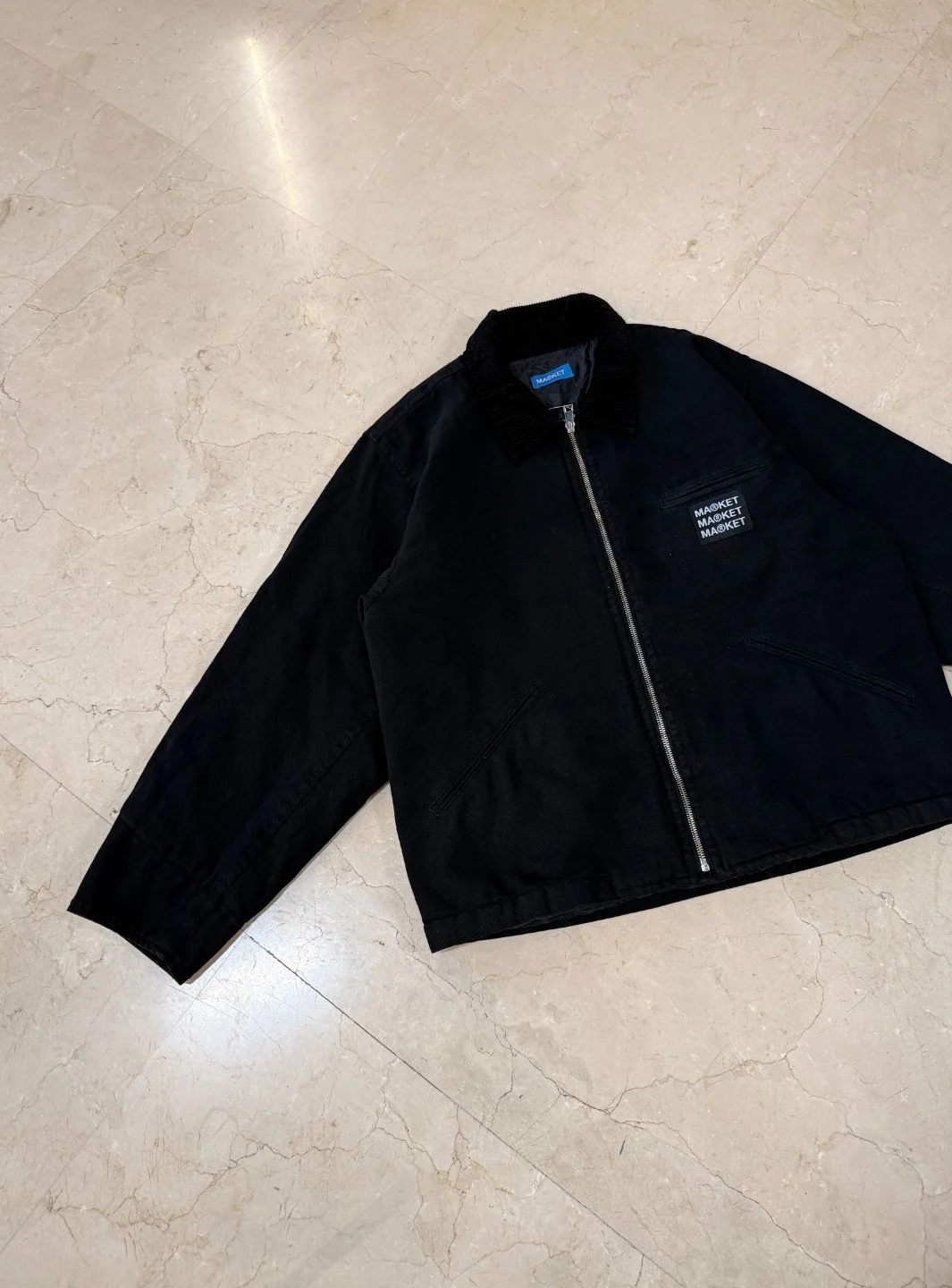 Market Studios Denim Jacket Black - Image 3
