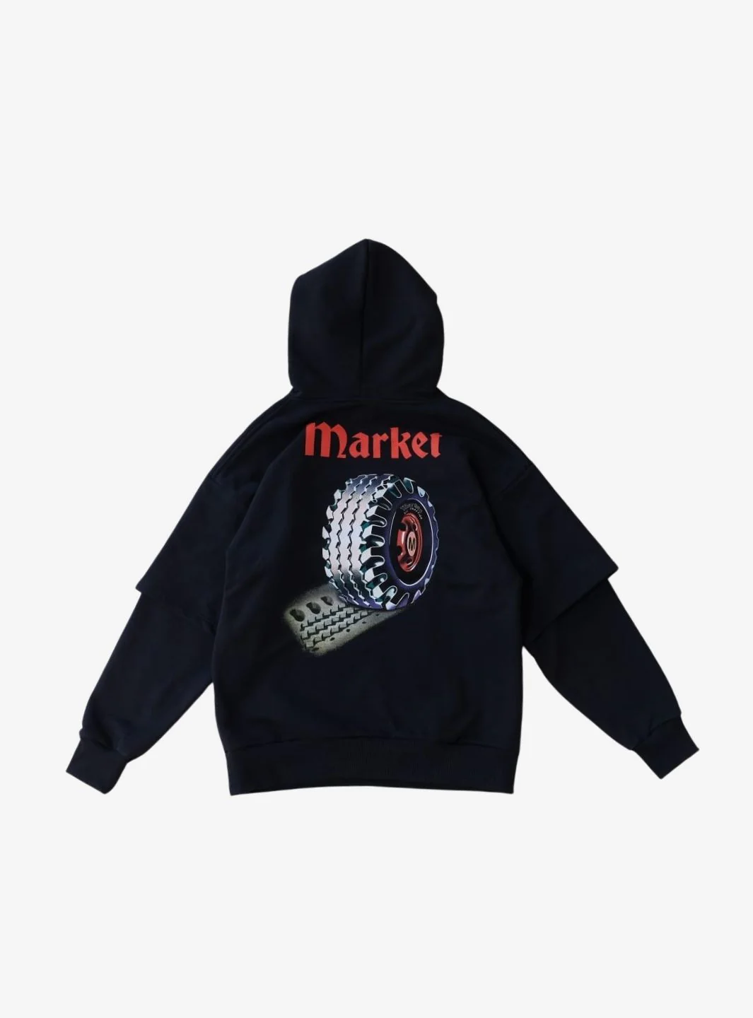 Market Studios Hoodie Pirate Black - Image 2