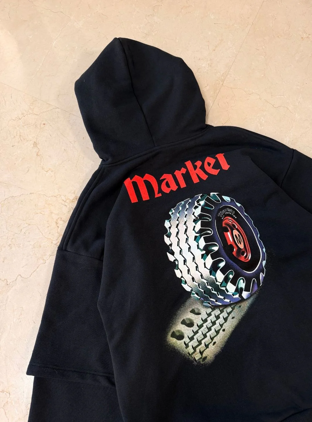 Market Studios Hoodie Pirate Black - Image 4