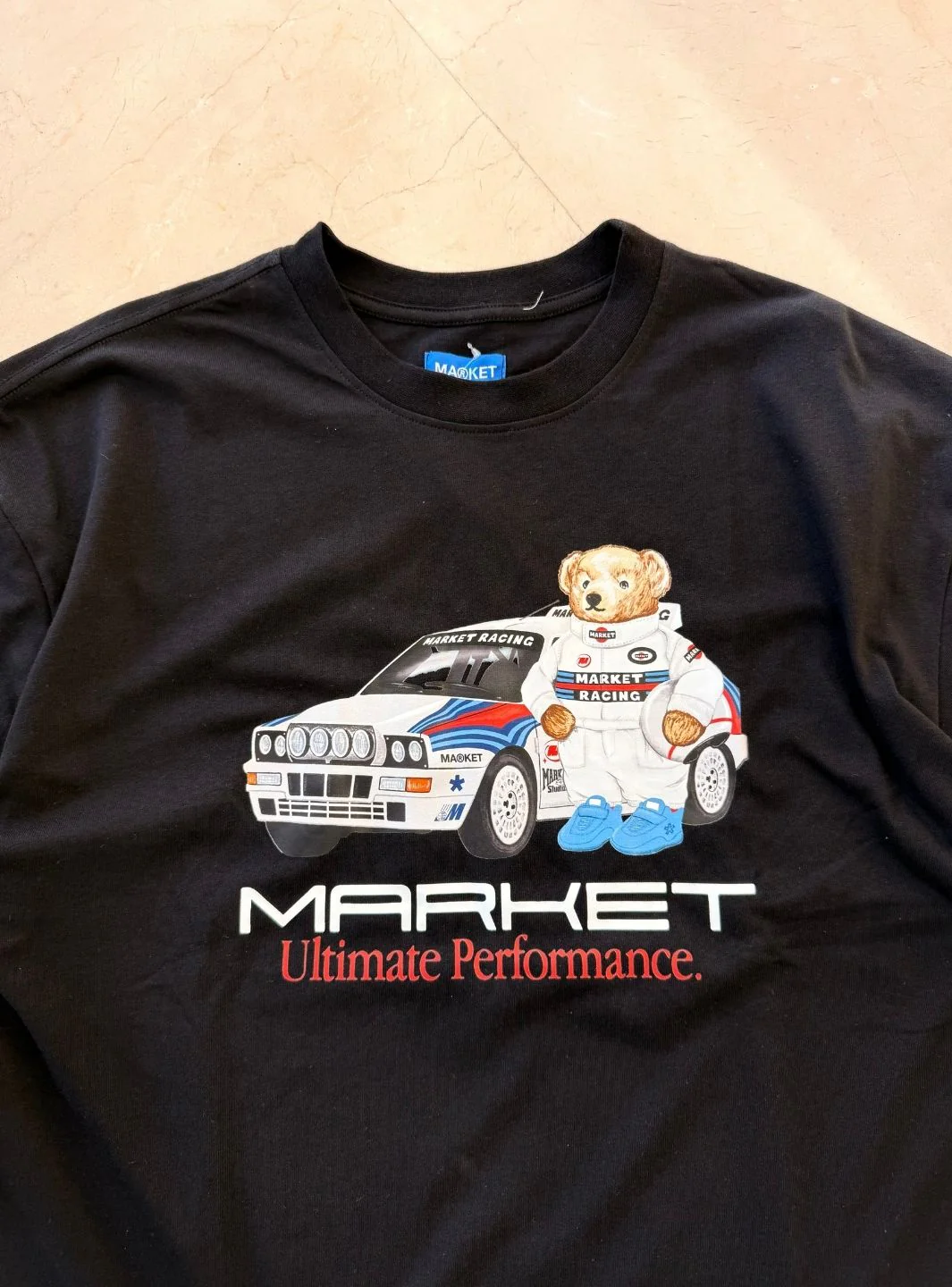 Market Studios Longsleeve Racing Bear Black - Image 3