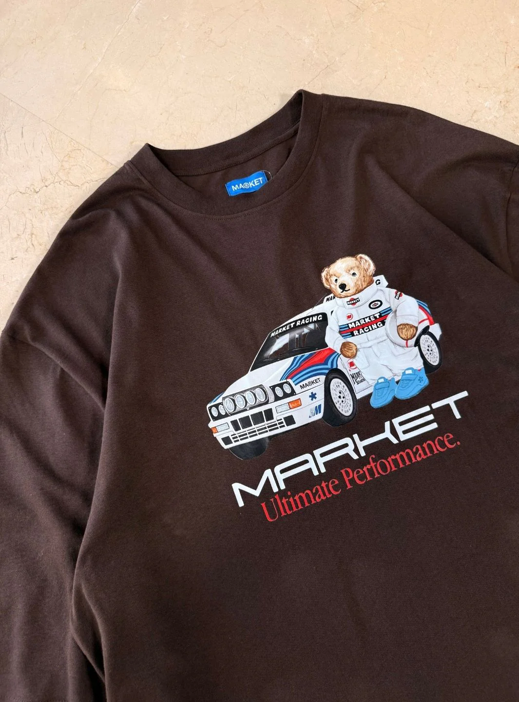 Market Studios Longsleeve Racing Bear Brown - Image 3