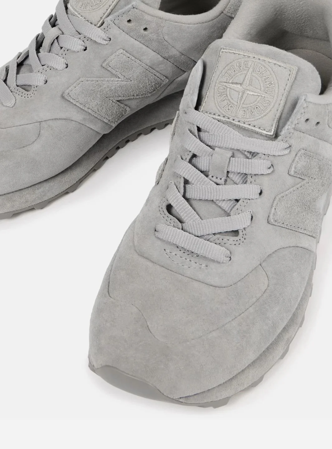 New Balance 574 Ghost Stone Island Dust Grey - Image 3