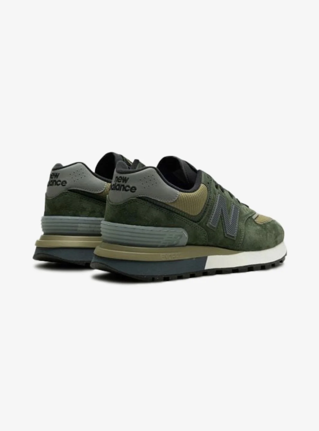 New Balance 574 Legacy Stone Island Dark Green - Image 3