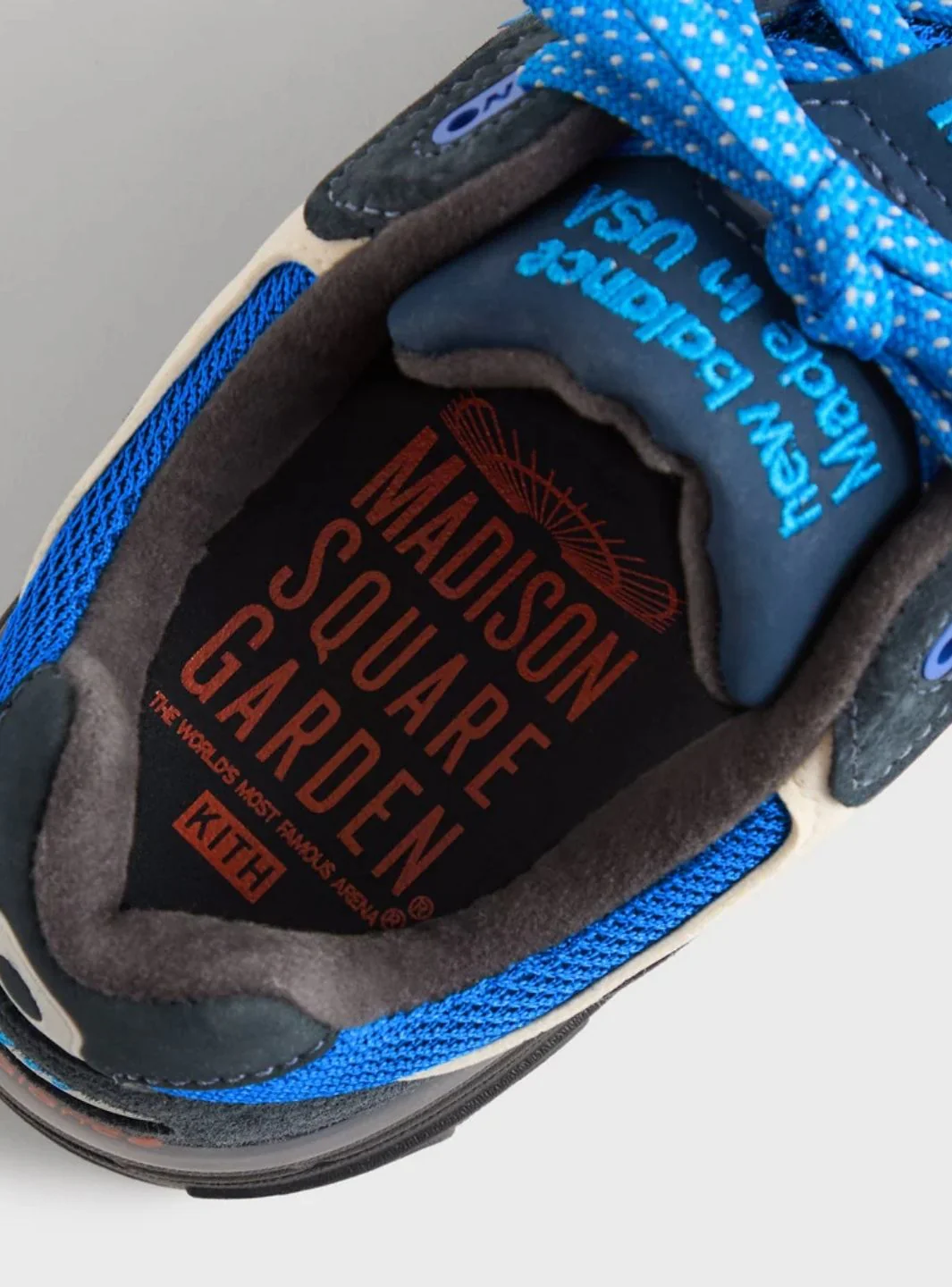 New Balance 993 MiUSA Kith Madison Square Garden Navy - Image 8