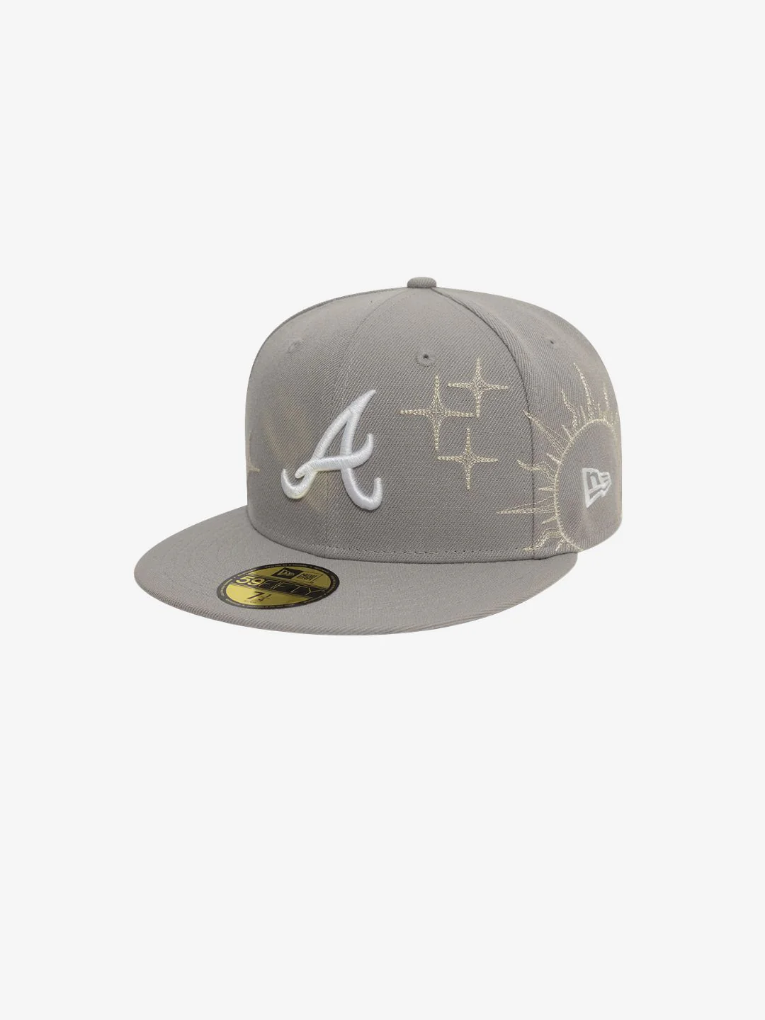 New Era Atlanta Braves MLB Zodiac Grey 59FIFTY Fitted Cap