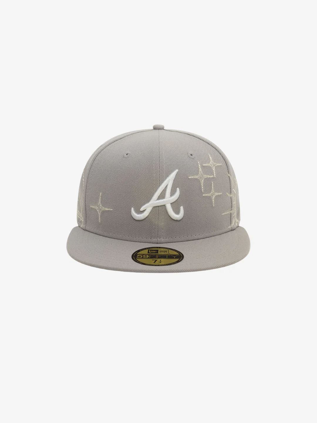 New Era Atlanta Braves MLB Zodiac Grey 59FIFTY Fitted Cap - Image 2