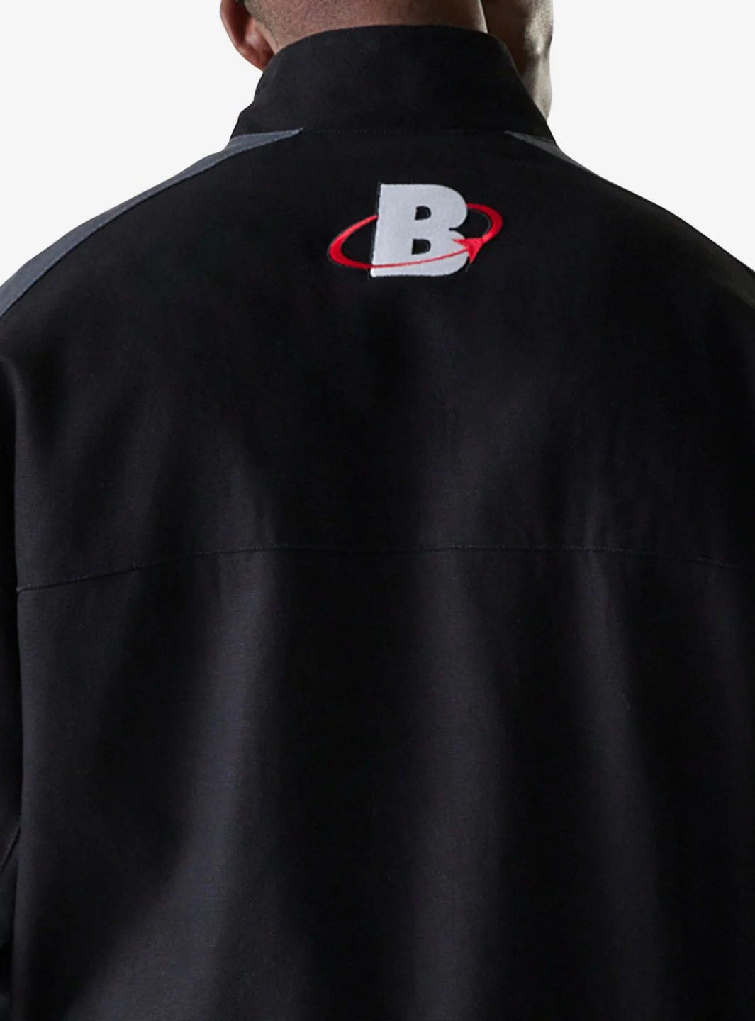 New Era Chicago Bulls NBA Black Motorsports Jacket - Image 5