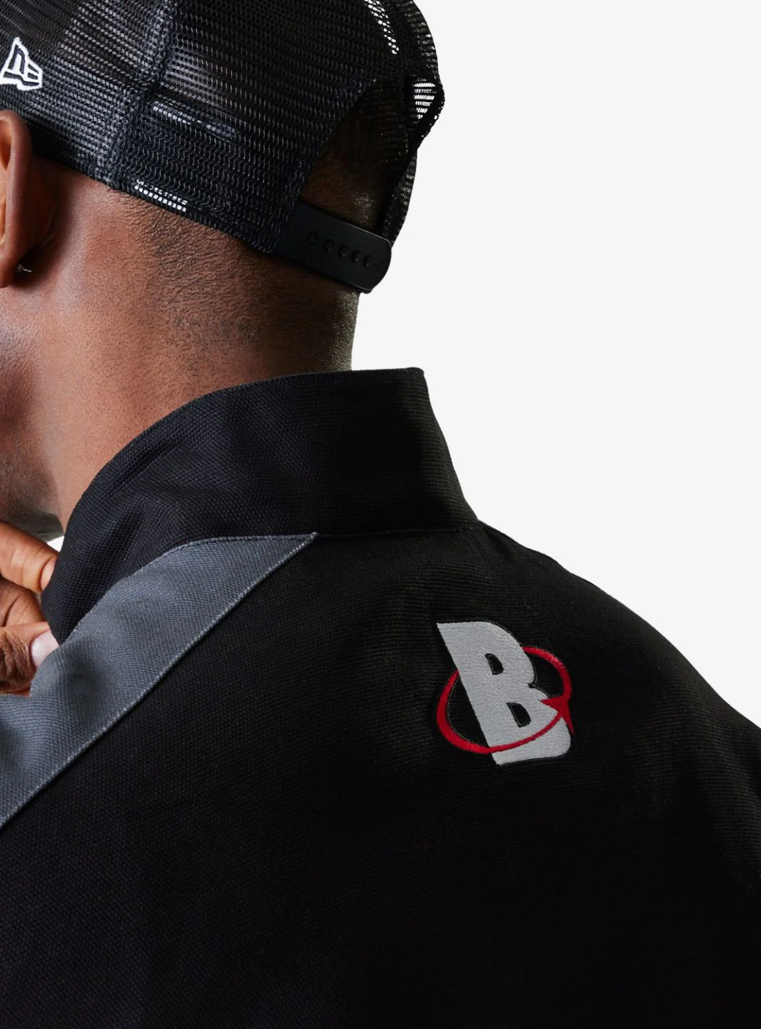 New Era Chicago Bulls NBA Black Motorsports Jacket - Image 7