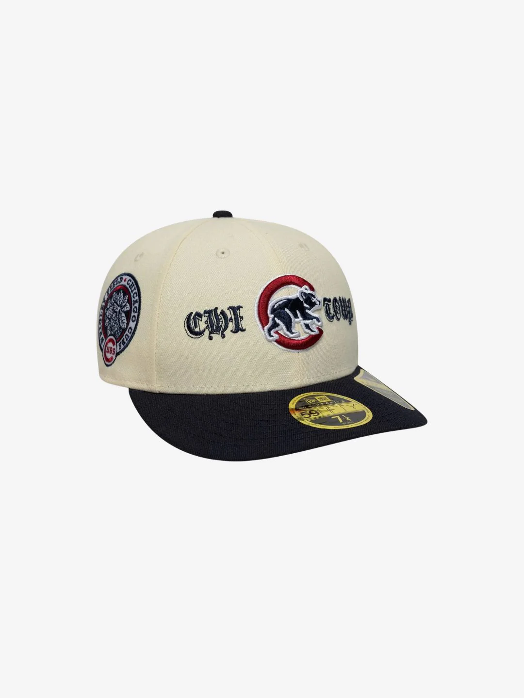 New Era Chicago Cubs MLB Cooperstown Cream Low Profile 59FIFTY Fitted Cap - Image 3