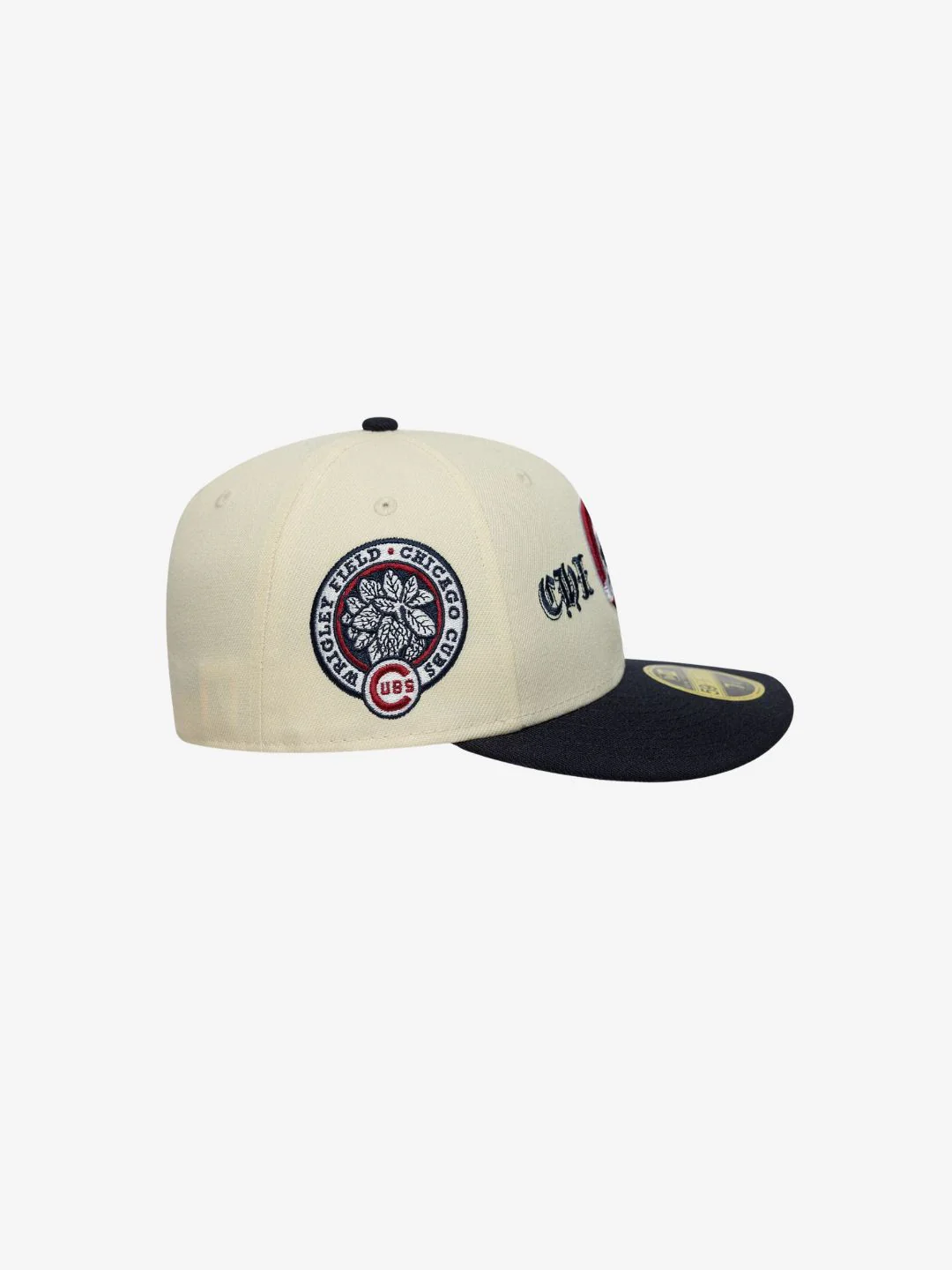 New Era Chicago Cubs MLB Cooperstown Cream Low Profile 59FIFTY Fitted Cap - Image 4