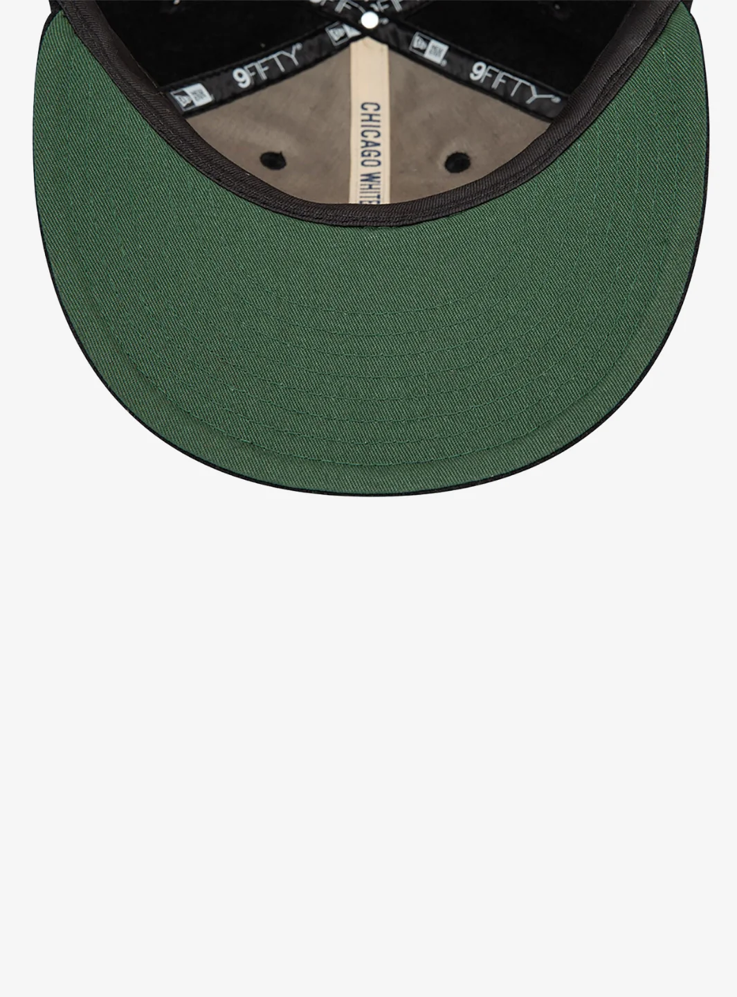 New Era Chicago White Sox Heritage Series Black Retro Crown 9FIFTY Strapback Cap - Image 5