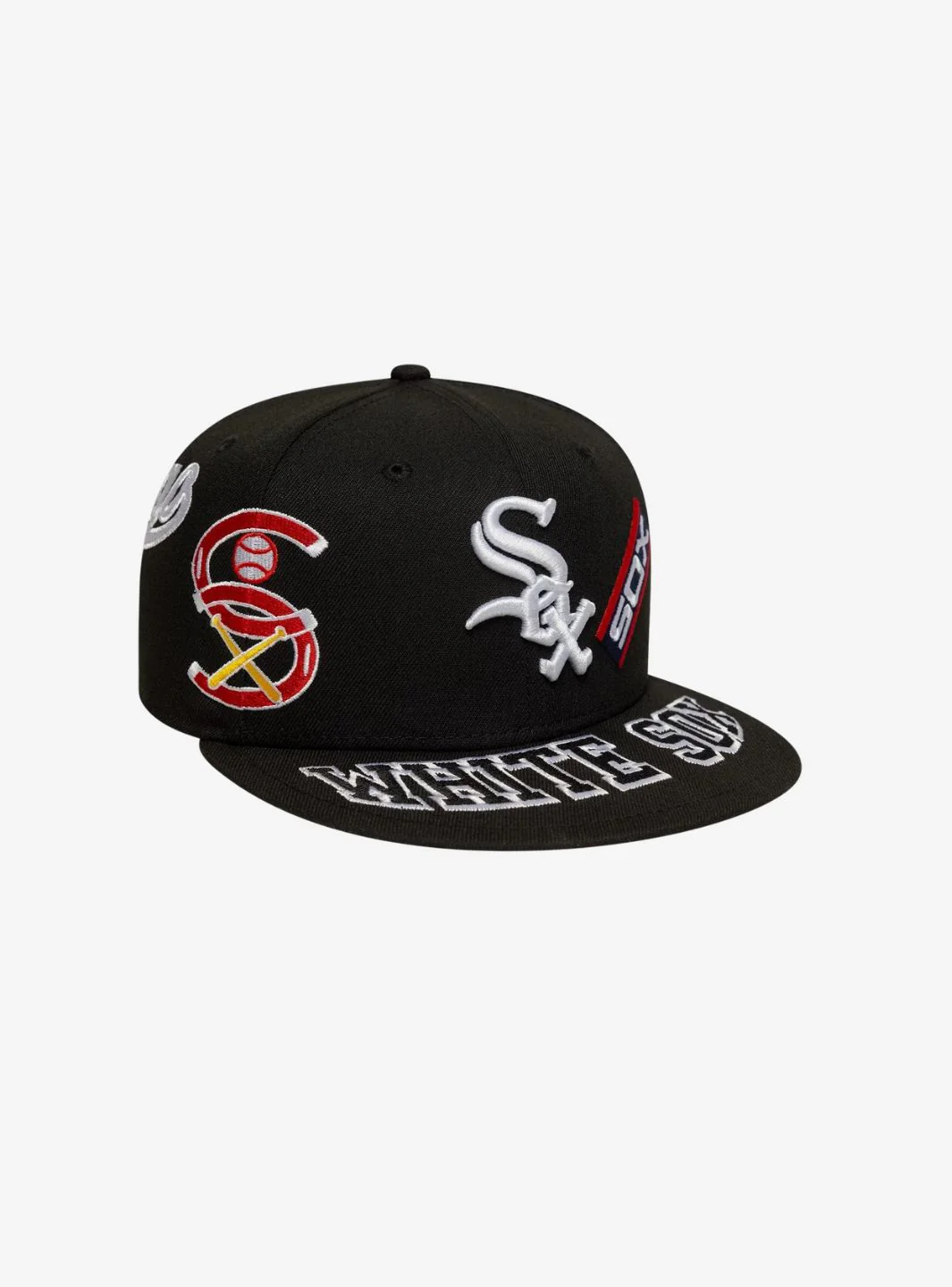 New Era Chicago White Sox MLB 59FIFTY Fitted Cap All Over Black - Image 3