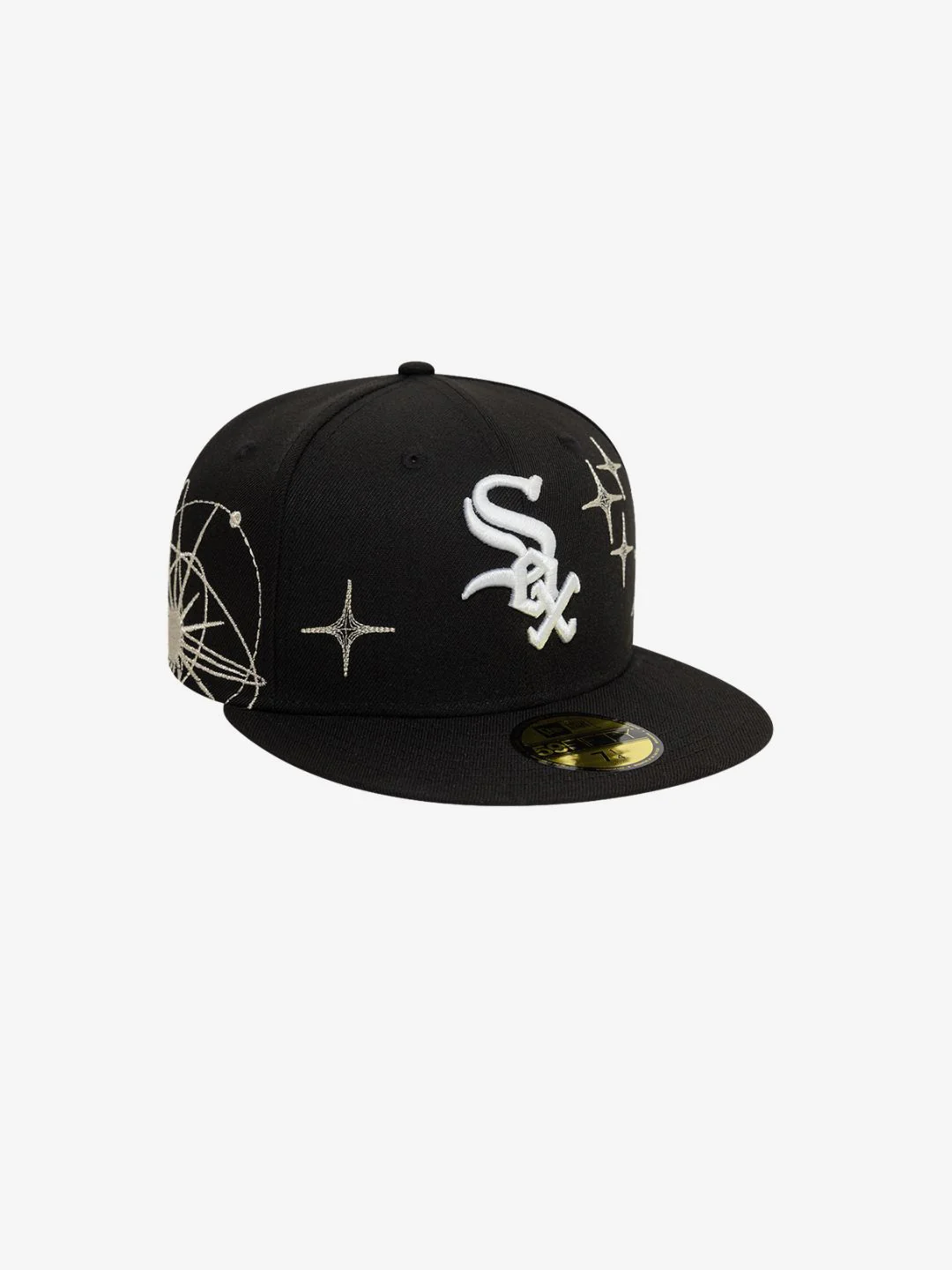 New Era Chicago White Sox MLB Zodiac Black 59FIFTY Fitted Cap - Image 3