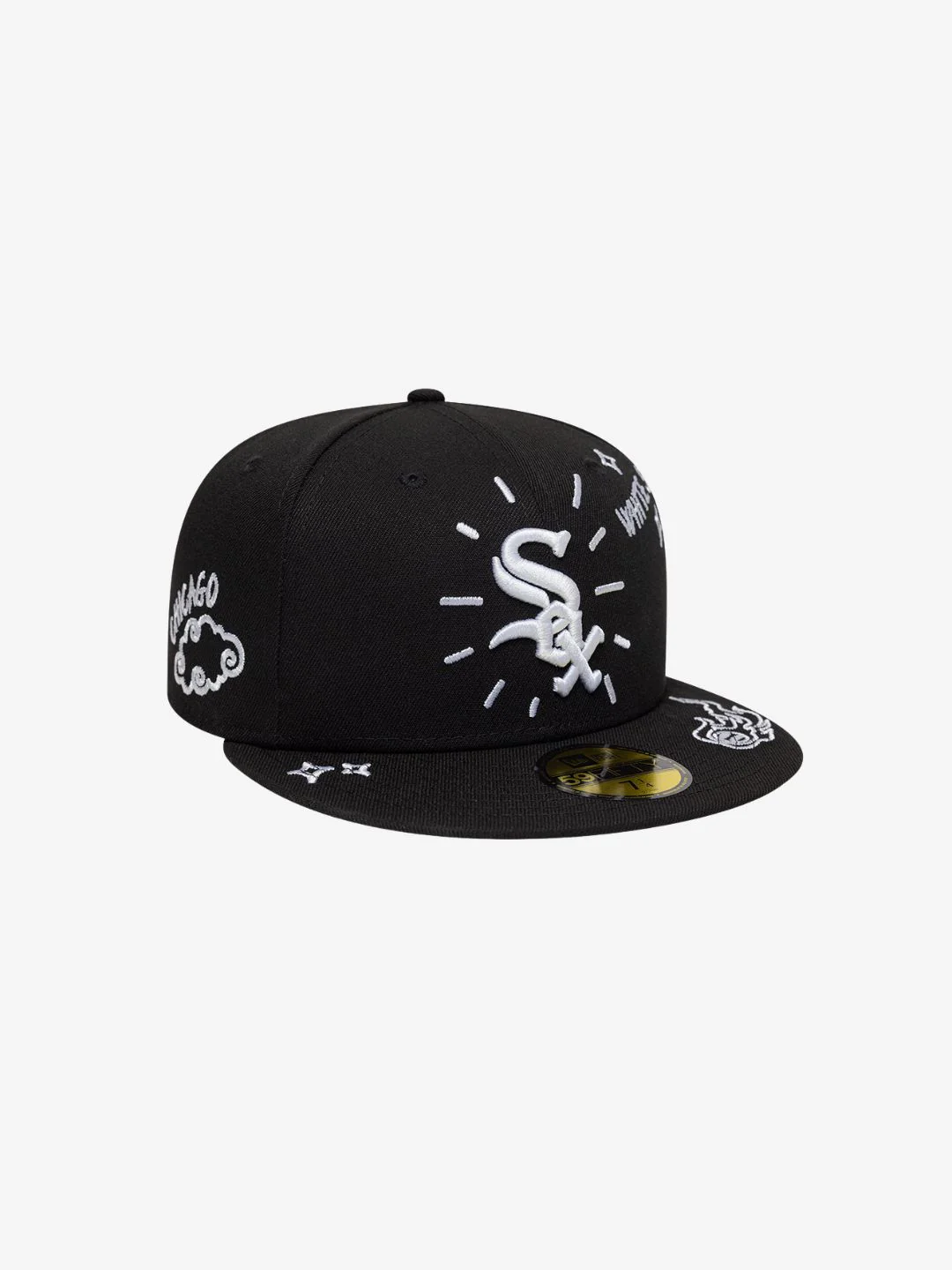 New Era Chicago White Sox Scribble MLB 59FIFTY Black Fitted Cap - Image 3