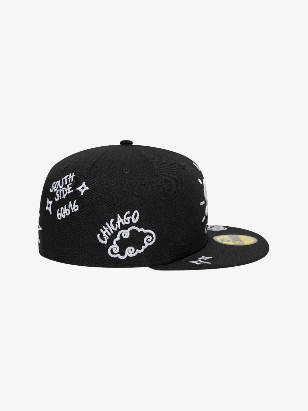 New Era Chicago White Sox Scribble MLB 59FIFTY Black Fitted Cap - Image 5