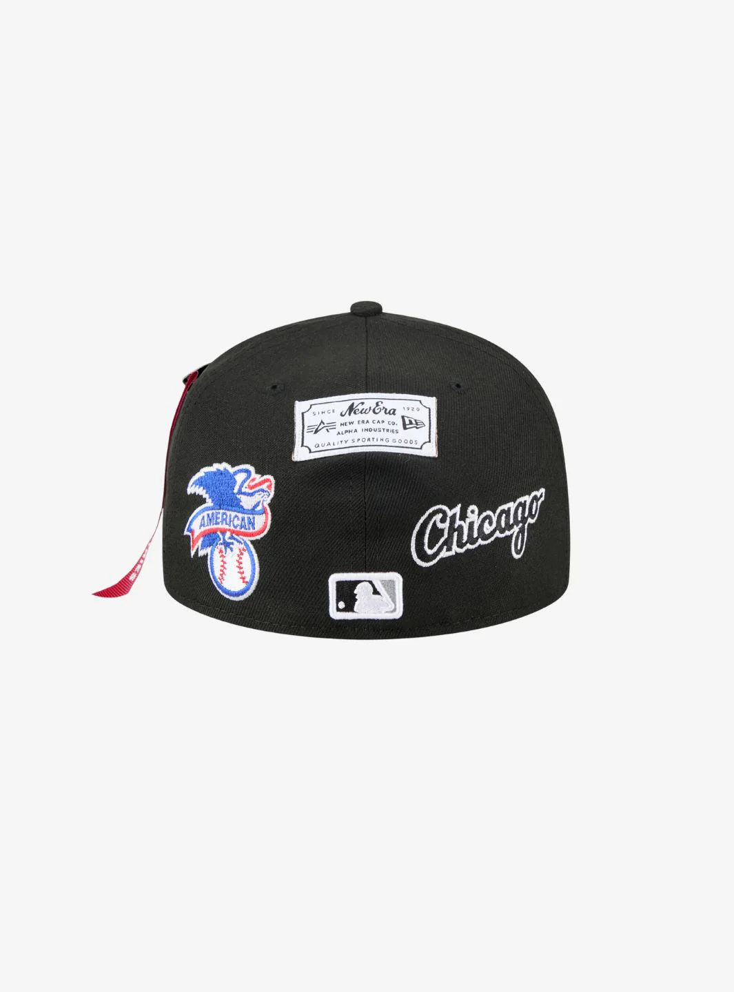 New Era Chicago White Sox x Alpha Industries 59FIFTY Fitted Cap Black - Image 4