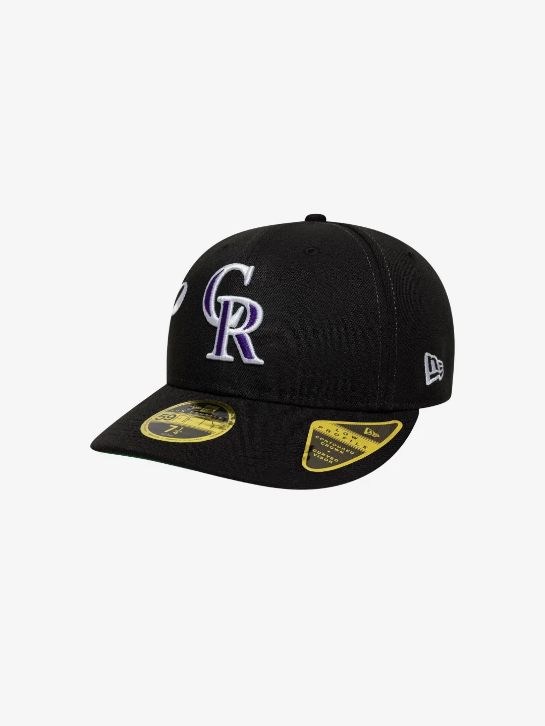 New Era Colorado Rockies MLB Est Script Black Low Profile 59FIFTY Fitted Cap