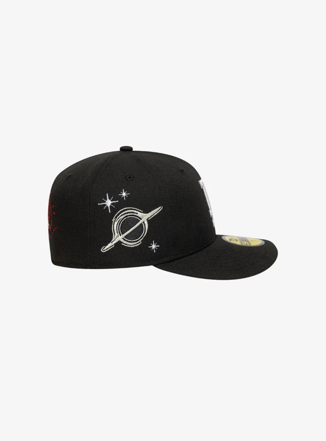 New Era LA Dodgers MLB Planet Icon Black 59FIFTY Fitted Cap - Image 4