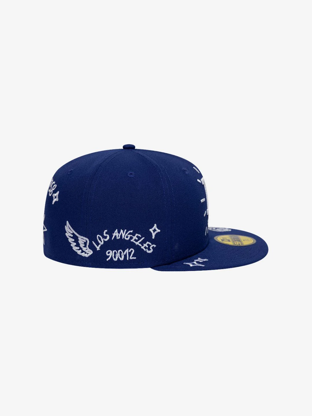 New Era Los Angeles Dodgers Scribble MLB 59FIFTY Blue Fitted Cap - Image 5