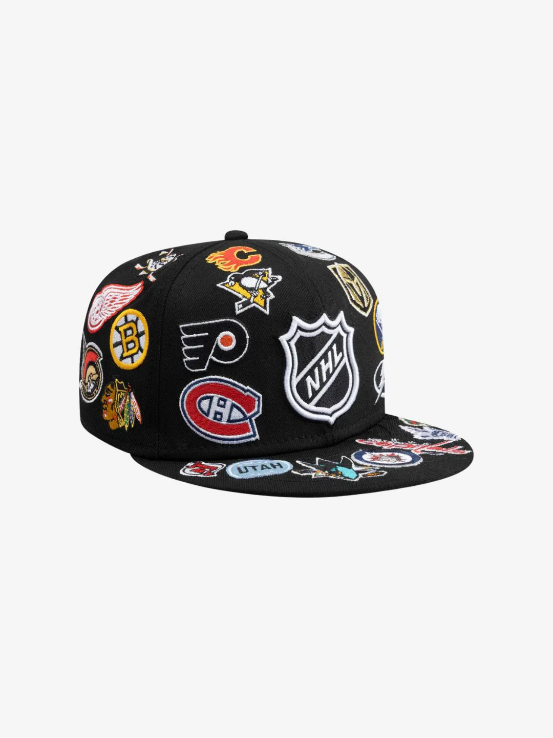 New Era National Hockey League 59FIFTY Black Fitted Cap - Image 3
